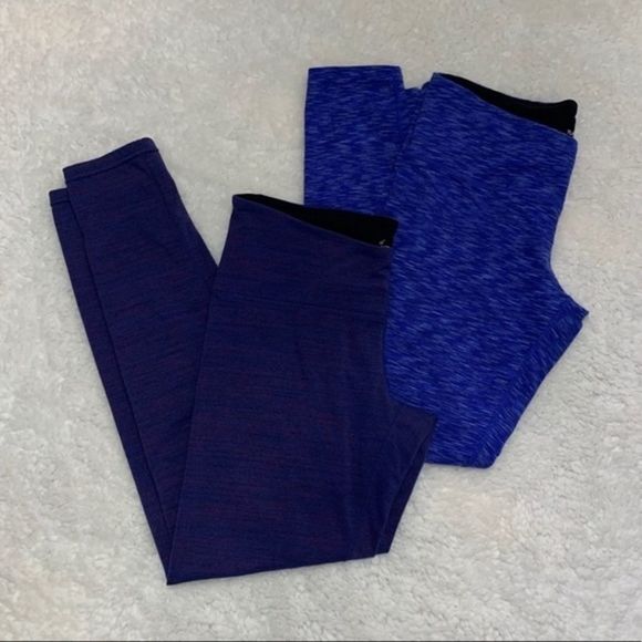 Tuff Athletics Blue and Purple Leggings - Picture 1 of 6